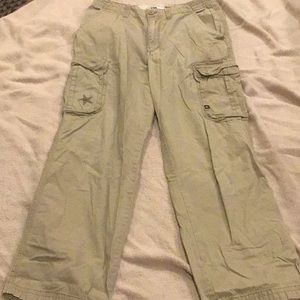 Boys size 18 gently worn Quiksilver cargo khakis